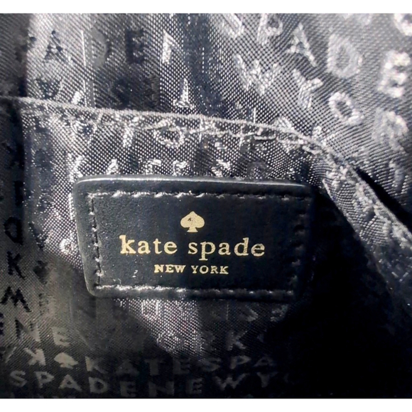 Kate Spade Mya Black Grey Leopard Print Clutch Wristlet 4” x 6” - Picture 5 of 6